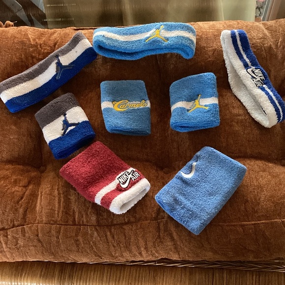 NBA Other - Vintage- NBA Headbands & Wristbands - Bundle of 8 items.